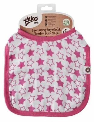 Obrázok produktu pre XKKO Bambusový podbradník - Little Stars Magenta