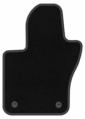 Immagine prodotto di Tappetino guidatore in moquette per Jeep Renegade 2014-2019 (SUV) – 1 pezzo, nero, su misura – Wielganizator BASIC