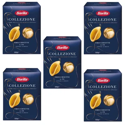 Image de Barilla La Collezione Orecchiette Pugliesi pâtes 500g paquet de 5