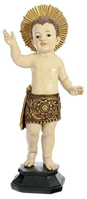 Jesuskind-Figur, 29 cm, Harz, Dekoration