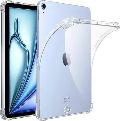 Productafbeelding van Transparante, Schokbestendige Hoes voor iPad Air 11 inch (2024) met Hoekbescherming