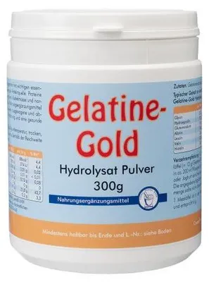 Zdjęcie produktu dla Hydrolizat żelatyny Gold w proszku 300 g
