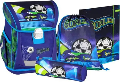 Produktbild von Spirit Schulranzen Set 4-tlg. Cool Football Goal