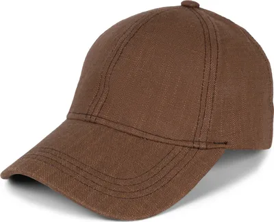Produktbild von styleBREAKER Uni Leinen Baseball Cap | Verstellbare 6-Panel Basecap mit gebogenem Schirm | Atmungsaktive Sommer Mütze mit Metallschnalle | Leicht, Bequem & Stilvoll