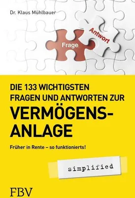 Obrázek produktu pro Die 133 wichtigsten Fragen und Antworten zur Vermögensanlage simplified