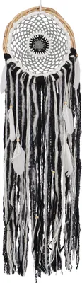Produktbild von Traumfänger - 24 cm Schwarz/natur, Weiß, Traumfänger, Mobiles