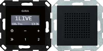 Image de GIRA 2280005 2280005 radio encastrée RDS haut-parleur (2280005)