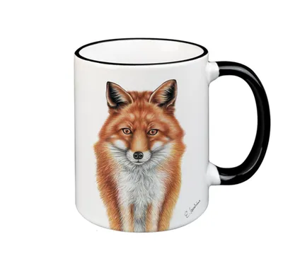 Produktbild von Schwarzwaldmariele - 3579 - Kaffeebecher, Fuchs, Keramik, 330ml