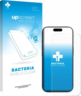 Produktbild von upscreen Schutzfolie für Apple iPhone 17 Pro Displayschutz Displayschutzfolie Folie Klar antibakteriell
