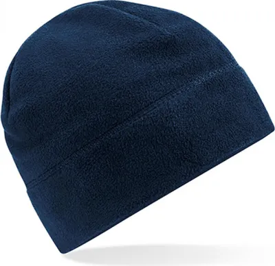 Image de Beechfield B244R | Bonnet Pull-On en polaire recyclée - 100% polyester recyclé - Couleur : French Navy - Taille : One Size