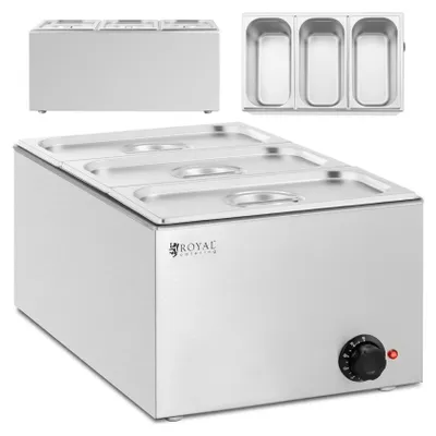 Zdjęcie produktu dla Bemar podgrzewacz elektryczny 3 x GN 1/3 640 W