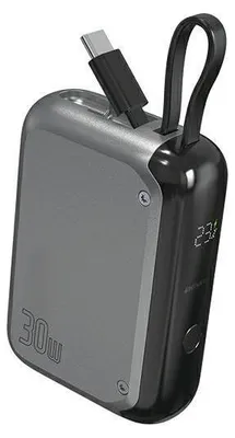 Obrázek produktu pro 4smarts Powerbank Pocket s kabelem USB-C 10000mAh vesmírně šedá (540699)