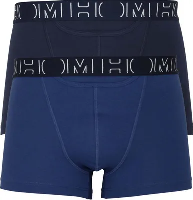 Produktbild von HOM Herren Boxer 2-Pack Boxerlines HO1 no.2 - navy/bright blue - Größe S