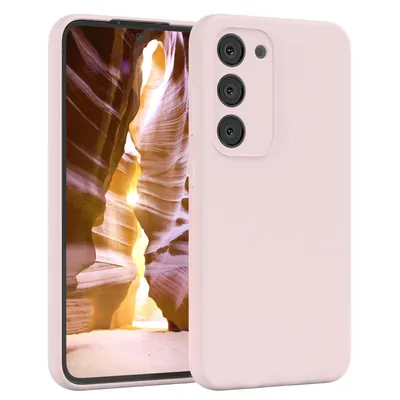 Produktbild von EAZY CASE Silikonhülle für Samsung Galaxy S23 Silikon Backcover Schutz in Rosa