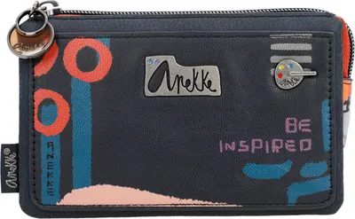 Produktbild von Anekke Geldbörse Contemporary Nagare Triple Compartment Purse Multicolor dunkelblau