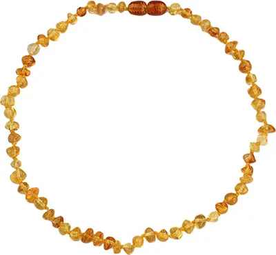 Produktbild von Retro Damen Naturbernstein Perlen Halskette Schmuck handgemachtes Muttertagsgeschenk-7#
