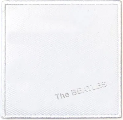 Image de The Beatles - Taille standard - Ecusson thermocollant "White Album" - Polyester RO6633 (Taille unique) (Blanc)