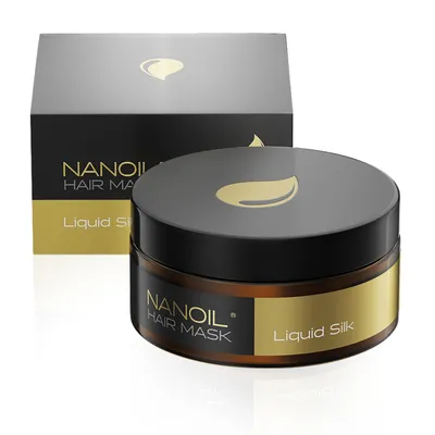 Image de Masque Capillaire à la soie liquide Nanoil 300ml - Soin régénérant et lissant, santé et brillance