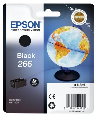 Produktbild von Epson 266 Patrone Original Schwarz für WorkForce WF-100W - C13T26614020