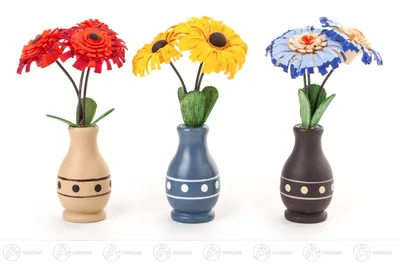Obrázok produktu pre Miniatúrne vázy na kvety (3) Výška cca 6 cm NOVINKA