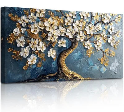 Zdjęcie produktu dla Obraz na płótnie: Złote Drzewo Życia, wymiary 59x119 cm