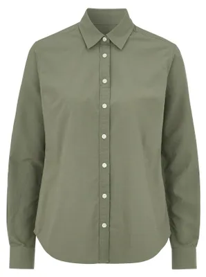 Image de Cottover - Chemisier pour femmes, en coton Oxford ET200 (taille XL) (couleur olive)
