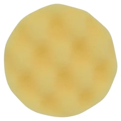 Produktbild von 5x 3M™ Perfect-It™ Polierschaum, genoppt, Gelb, 75 mm, 50536 | Packung (4 Stück)