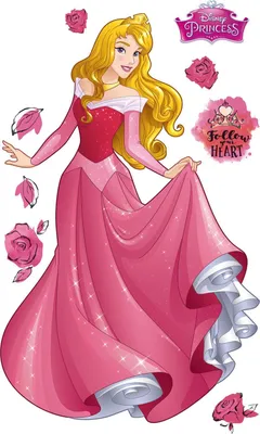 Obrázek produktu pro Disney Mâche samolepka na zeď xxl růžová - 612429 - 127 x 200 cm