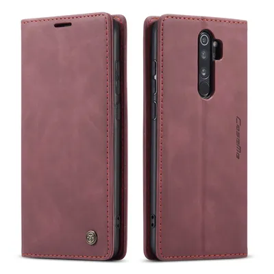 Obrázek produktu pro Redmi Note 8 Pro Pouzdro, RetroPolyuretanKožené Pouzdro, Kapsy na Karty, Magnetické Uzavírání, Pouzdro s Funkcí Stojánku pro Xiaomi Redmi Note 8 Pro červené
