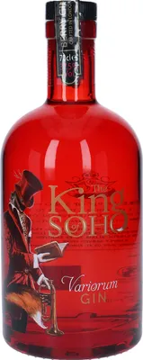 Produktbild von The King of Soho Variorum Gin Pink Strawberry Edition 37,5% Vol. 0,7l