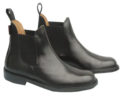 Produktbild von AMKA Jodphurstiefelette Splash Leder/PVC Kombination schwarz in 32