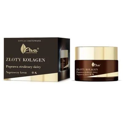 Zdjęcie produktu dla Ava Laboratorium Złoty Kolagen Naprawczy krem, 50ml