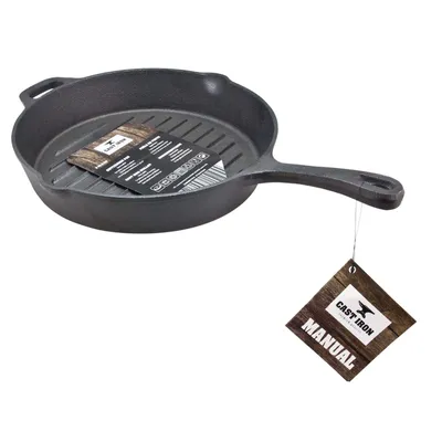 Produktbild von IMPERIAL KITCHEN Grill PAN Bratpfanne, 27 cm max. Durchmesser, Gusseisen/Gussaluminium, Induktionsherd-geeignet