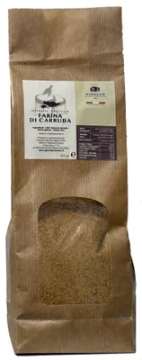 Immagine prodotto di Farina di Carrube senza Glutine Integrale Biologica, Dolci Panificazione, Addensante, 500gr.