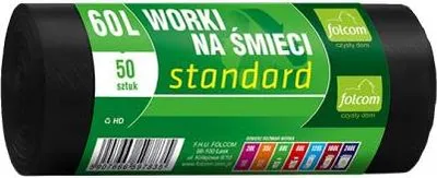 Obrázok produktu pre 60-litrové vrecia na odpadky A'50 FOLCOM