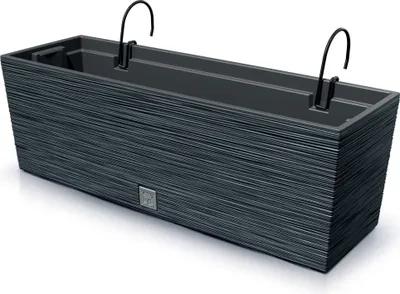 Produktbild von Skrzynka Balkonowa Donica Ogrodowa 58 Cm Na Balkon Do Powieszenia Antracytowa