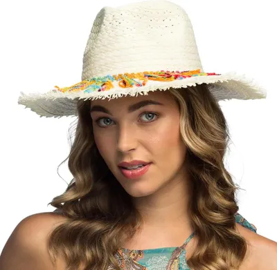Image de Chapeau d'été "Bohemian" | Blanc