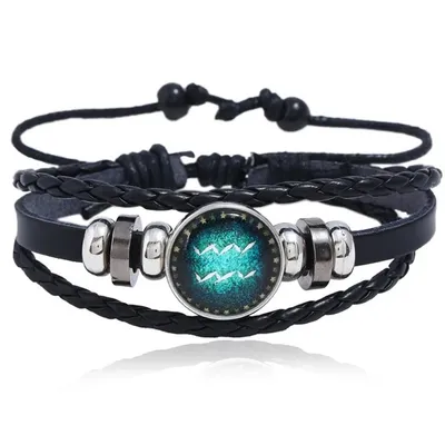 Zdjęcie produktu dla Bransoletka Astrologiczna Wodnik - Elegancja i Mistycyzm KP33098