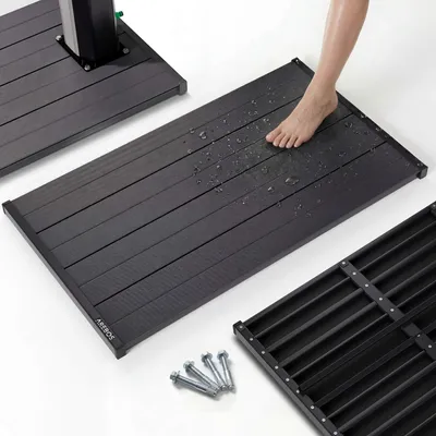 Produktbild von AREBOS Bodenelement Solardusche PVC rutschfest wetterfest Outdoor