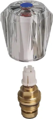 Immagine prodotto di Coperchio della valvola in acrilico, Elt, blu, 1/2" "blu, 1/2""