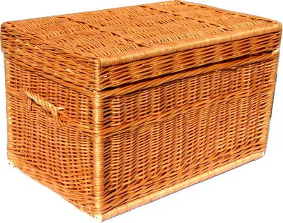 Zdjęcie produktu dla WikliBOX - Wiklinowa skrzynia na zabawki naturalna - 60x38x37cm