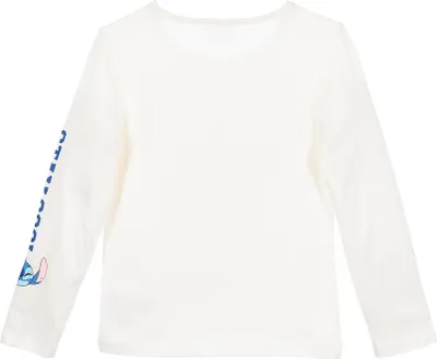 Produktbild von Disney Stitch Kinder Mädchen Langarm-Shirt Longsleeve Oberteil, Farbe:Weiß, Größe:116