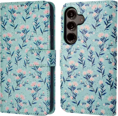 Immagine prodotto di Custodia a libro imoshion Design Samsung Galaxy S24 - Blue Flowers