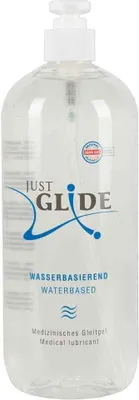 A clear, well-lit product shot of a bottle of lubricant.