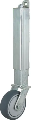 Produktbild von Gefederte Torbockrolle / Torrolle TPE Rad Ø100 grau