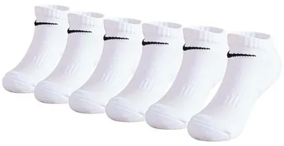 Produktbild von Nike Kids Colorful Low Unsichtbare Socken 6 Paare Weiß EU 23 1/2-27 Weiß EU 23 1/2-27