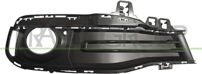 Produktbild von PRASCO Lüftungsgitter Grill Stoßfänger für BMW 3 Touring (F31) mit Loch/Löchern für Nebellampen Schwarz