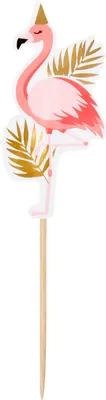 Produktbild von 12 Party Flamingo Cocktail Spieße