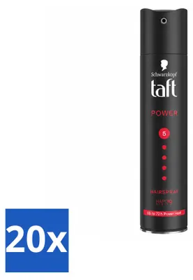 Produktbild von 20 x Taft Power Haarspray - 5 - 250 ml - Vorteilspackung - 20 Stücke