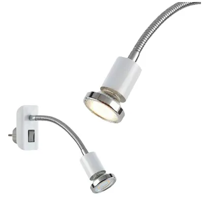 Immagine prodotto di Rabalux 5673 Faretto da soffitto 1 spot Dobra, GU10, 4,5W, 3000K, 340lm, bianco, bianco caldo, moderno, 24,5cm